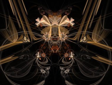 Hayali fraktal arkaplan resmi