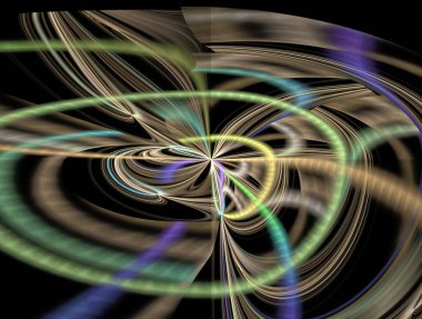 Hayali fraktal arkaplan resmi