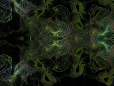 Hayali fraktal arkaplan resmi