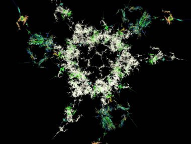 Hayali fraktal arkaplan resmi