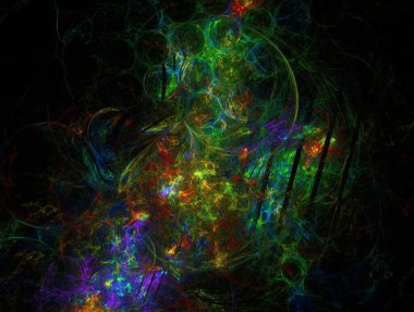 Hayali fraktal arkaplan resmi