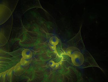 Hayali fraktal arkaplan resmi