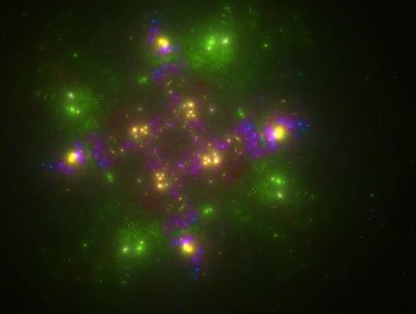 Hayali fraktal arkaplan resmi