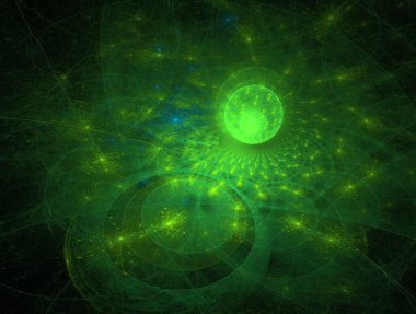 Hayali fraktal arkaplan resmi