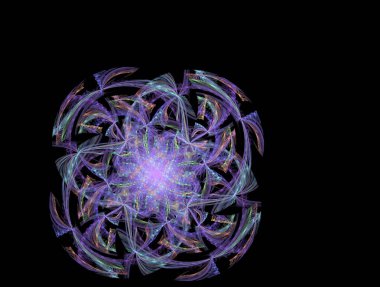 Hayali fraktal arkaplan resmi