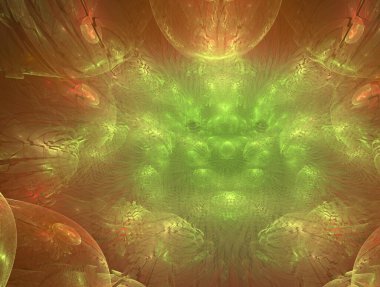 Hayali fraktal arkaplan resmi