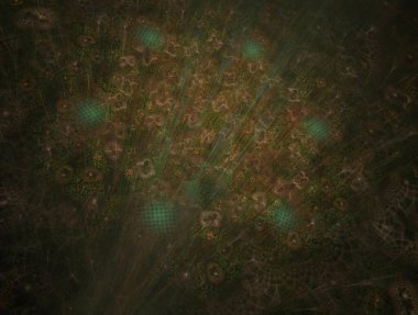 Hayali fraktal arkaplan resmi