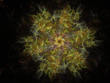 Hayali fraktal arkaplan resmi