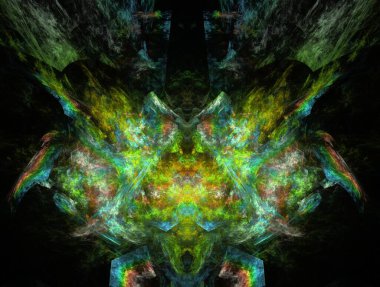 Hayali fraktal arkaplan resmi