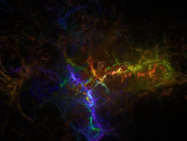 Hayali fraktal arkaplan resmi