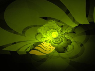 Hayali fraktal arkaplan resmi