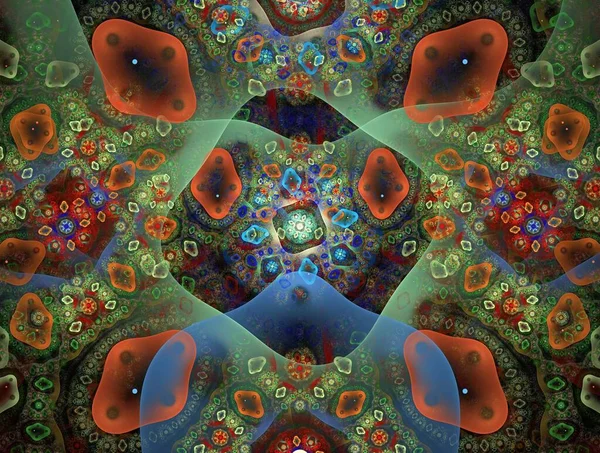 Fundo abstrato fractal imaginário Imagem — Fotografia de Stock