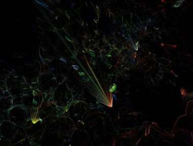 Hayali fraktal arkaplan resmi