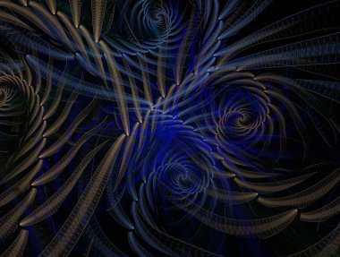 Hayali fraktal arkaplan resmi