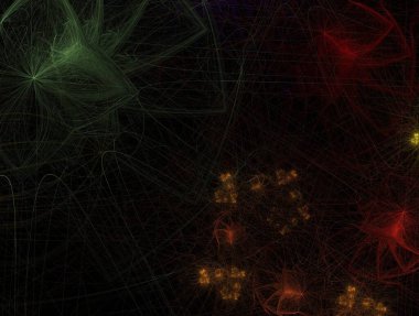 Hayali fraktal arkaplan resmi