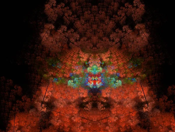 Fond abstrait fractal imaginaire Image — Photo