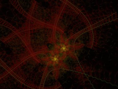 Hayali fraktal arkaplan resmi