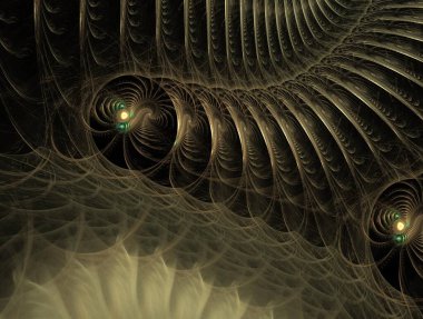 Hayali fraktal arkaplan resmi