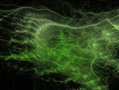 Hayali fraktal arkaplan resmi