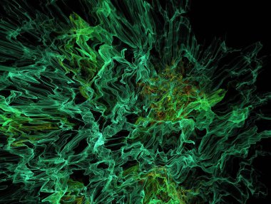 Hayali fraktal arkaplan resmi