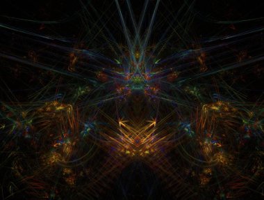 Hayali fraktal arkaplan resmi