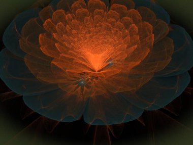 Hayali fraktal arkaplan resmi