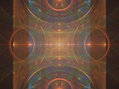 Hayali fraktal arkaplan resmi