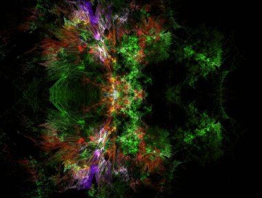 Hayali fraktal arkaplan resmi