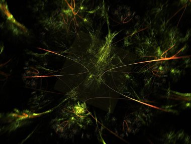 Hayali fraktal arkaplan resmi