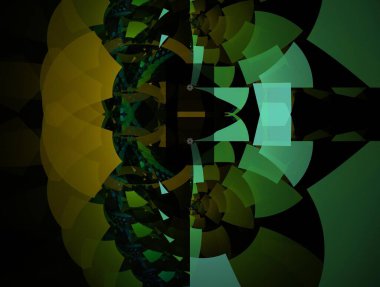 Hayali fraktal arkaplan resmi