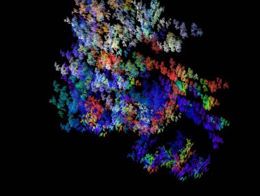 Hayali fraktal arkaplan resmi
