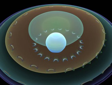 Hayali fraktal arkaplan resmi