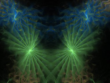 Hayali fraktal arkaplan resmi