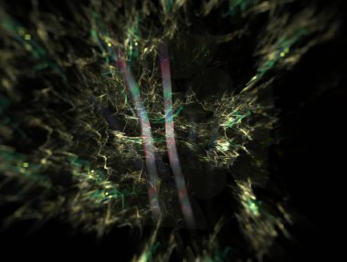 Hayali fraktal arkaplan resmi