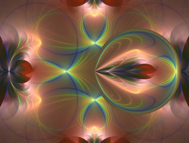 Hayali fraktal arkaplan resmi