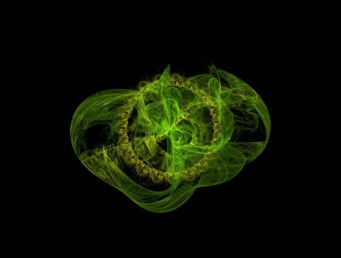 Hayali fraktal arkaplan resmi