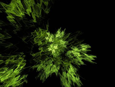 Hayali fraktal arkaplan resmi