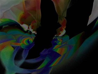 Hayali fraktal arkaplan resmi