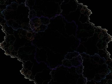 Hayali fraktal arkaplan resmi