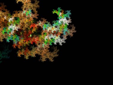 Hayali fraktal arkaplan resmi