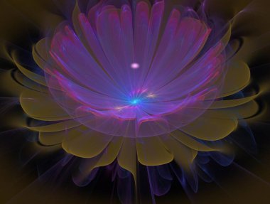 Hayali fraktal arkaplan resmi