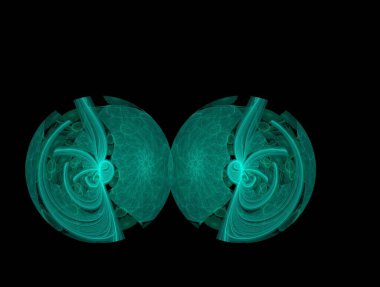 Hayali fraktal arkaplan resmi
