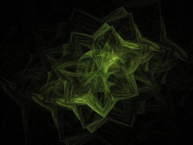 Hayali fraktal arkaplan resmi
