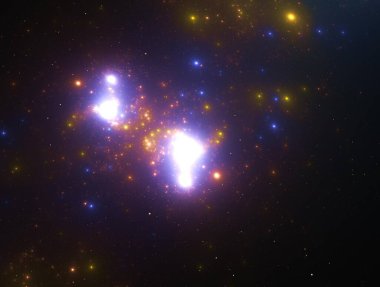 Hayali fraktal arkaplan resmi