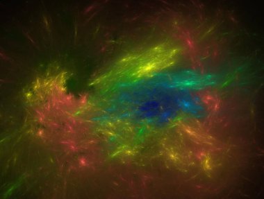 Hayali fraktal arkaplan resmi