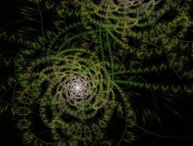 Hayali fraktal arkaplan resmi