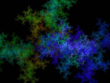 Hayali fraktal arkaplan resmi