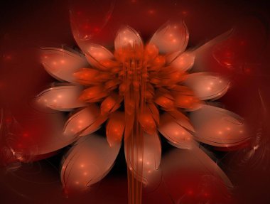 Hayali fraktal arkaplan resmi