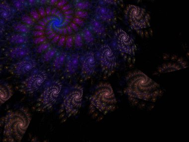 Hayali fraktal arkaplan resmi