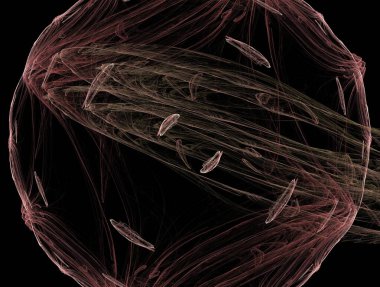 Hayali fraktal arkaplan resmi